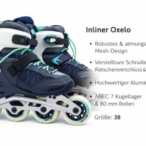Alternative view of OXELO Inline Skates – Spüre die Freiheit auf jeder Strecke!(leicht Gebraucht)
