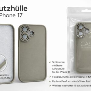 Schutzhülle für iPhone 17 – Eleganter Schutz für jeden Tag