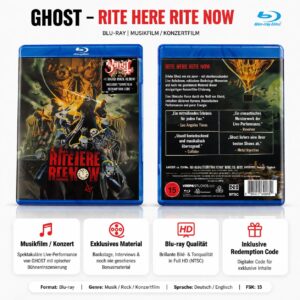 GHOST – Rite Here Rite Now (Blu-ray)(Orginal Englisch)