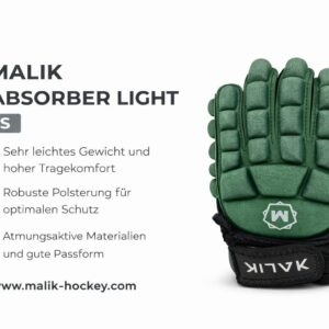 Malik Absorber Light Handschuhe Größe S – Leicht, sicher und bereit für dein nächstes Spiel