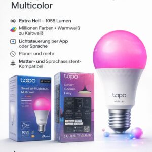 Tapo Smart WLAN-Lampe Multicolor – Licht neu erleben