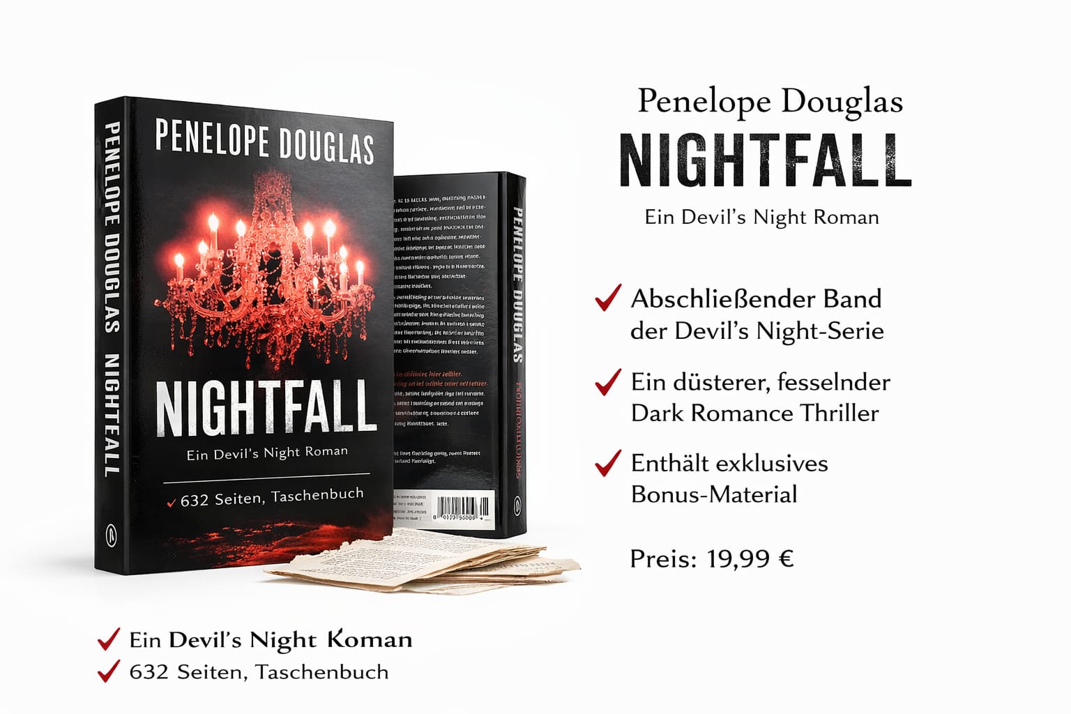 Nightfall – Der packende Abschluss der Devil’s Night-Reihe | Dark Romance Bestseller von Penelope Douglas(Orginal in Englisch)