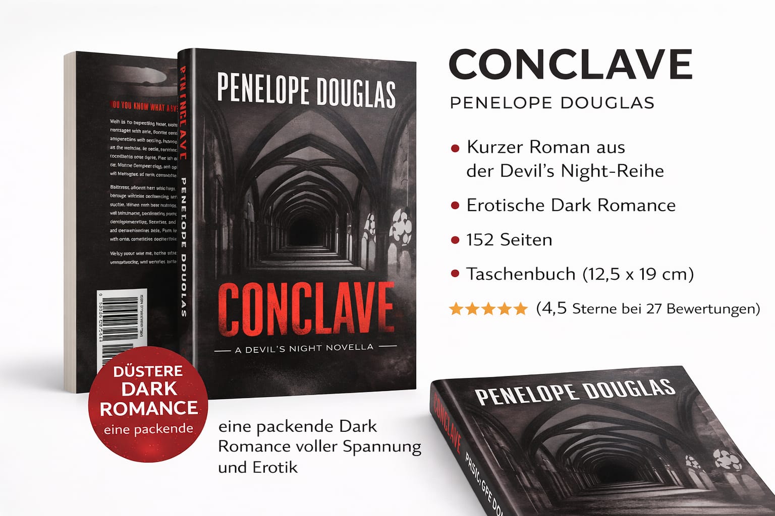Conclave – Die fesselnde Devil’s Night Novelle | Dunkle Spannung & intensive Dark Romance von Penelope Douglas(Orginal in Englisch)
