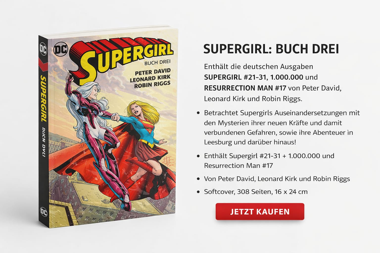 Supergirl – Buch Drei | DC Comic Sammelband mit den Ausgaben #21–31 | 308 Seiten voller Action und Abenteuer(Orginal in Englisch)
