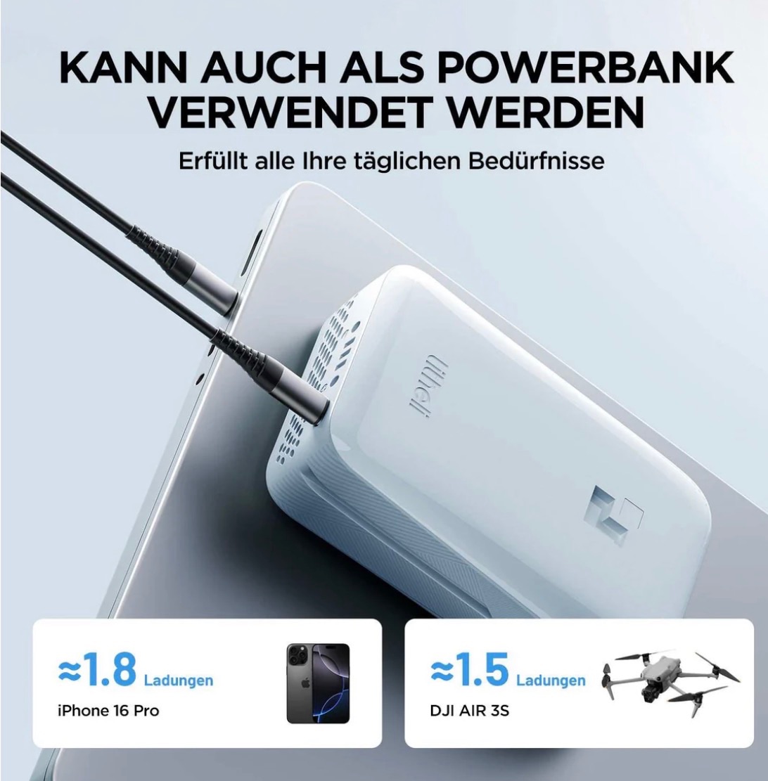 Litheli 20V 4,0Ah Powerbank – 2-in-1 Energiequelle – Bild 5