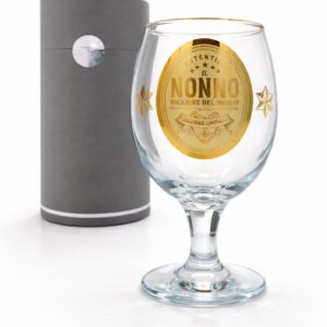 CROWNLY CRYSTAL Bierglas „Il Nonno Migliore Del Mondo