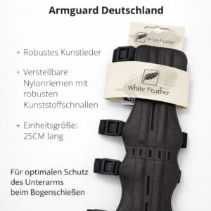 WHITE FEATHER East Armschutz – Schwarz
