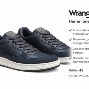 WRANGLER Herren Sneaker – Größe 42