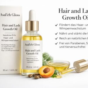Asal'eh Gloss Hair & Lash Growth Oil – 30 ml