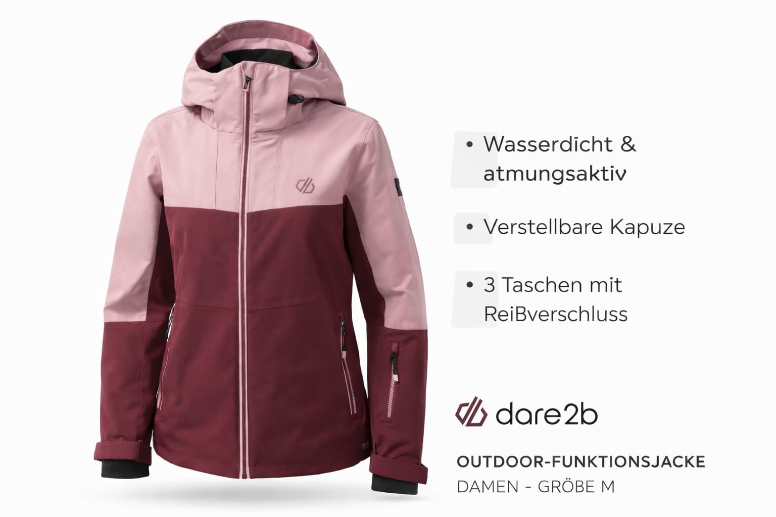 Dare2B Outdoor-Funktionsjacke Damen – Größe M