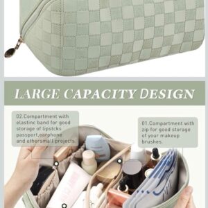 Luxus Abiudeng Kosmetiktasche Salbeigrün – Dein XXL Beauty-Organizer