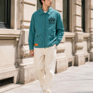 EDWIN Spiral Signs Jacket – Teal Green, Größe M