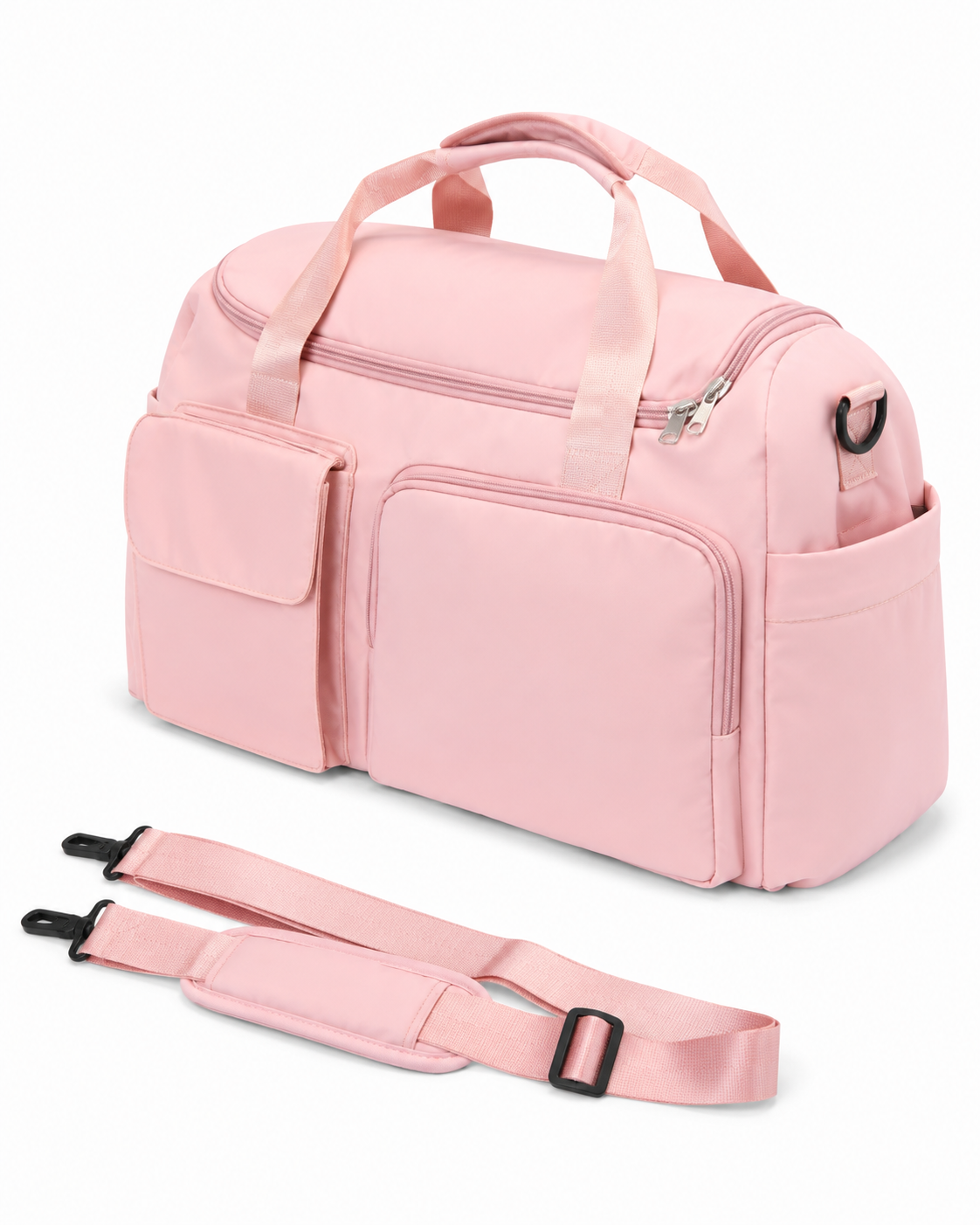 Leichte Reisetasche für Damen – Rosa – Bild 4