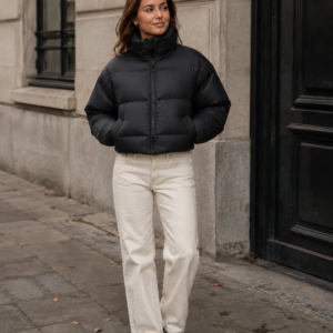 KASSL Editions x Tretorn Pufferjacke – Schwarz, Größe XS