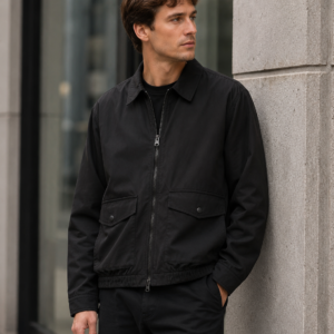 EDWIN Zip Jacket – Schwarz, Größe M