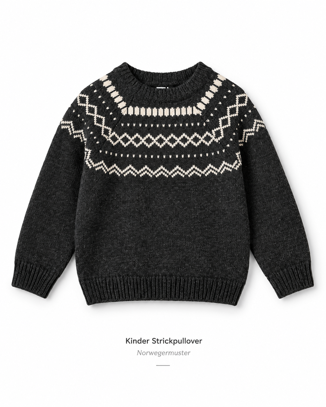 LC Waikiki Kinder Strickpullover – Norwegermuster, Größe 3/4 Jahre - Image 3