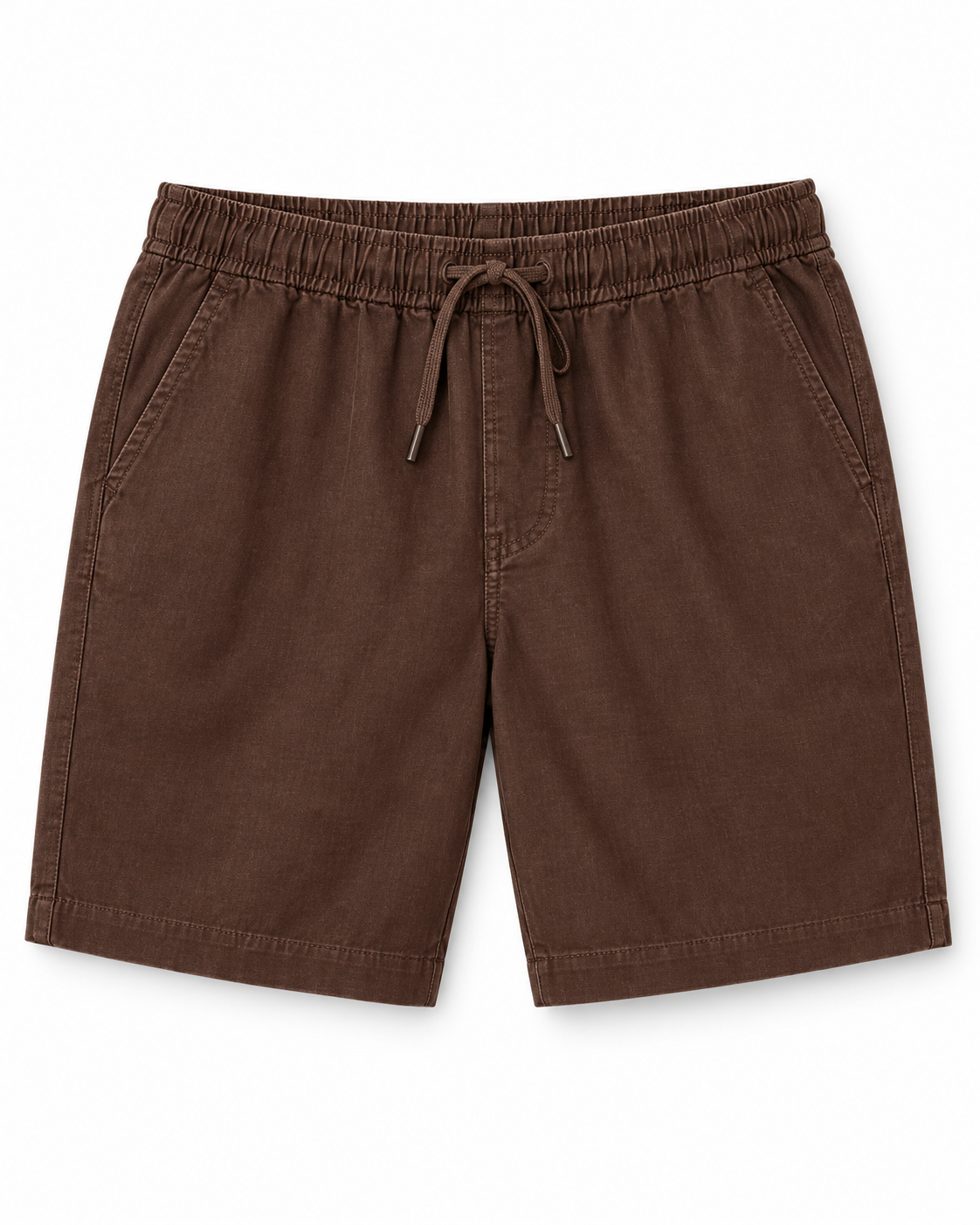 EDWIN Leinen Shorts – Dunkelbraun, Größe M - Image 3